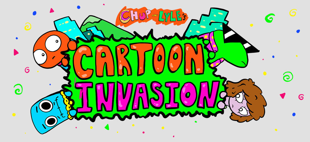 Chup & Lyle's Cartoon Invasion logo